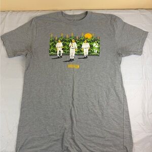 Gray Baseball Graphic Tee